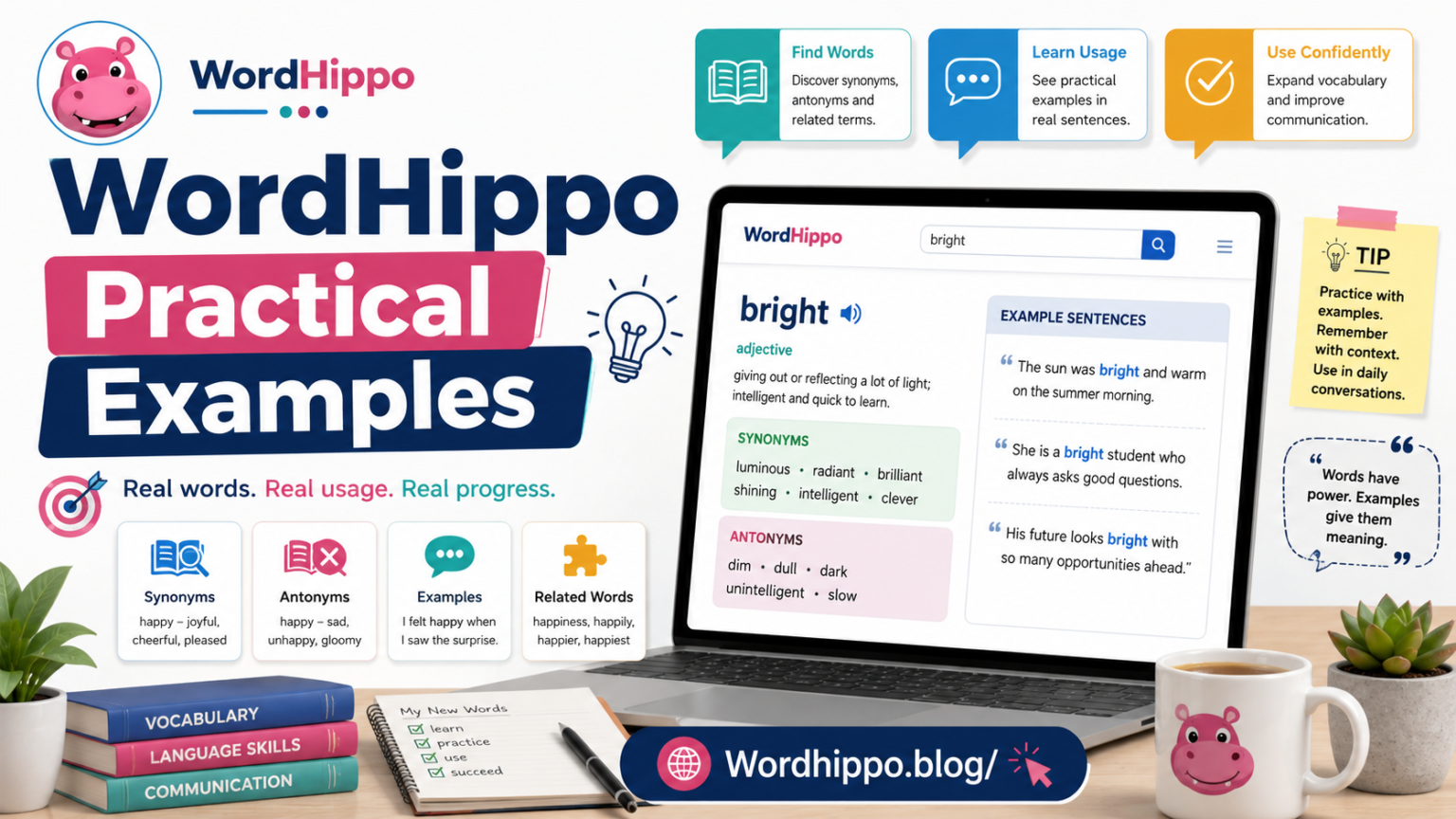WordHippo Word Finder, Unscrambler & Thesaurus Tool Guide