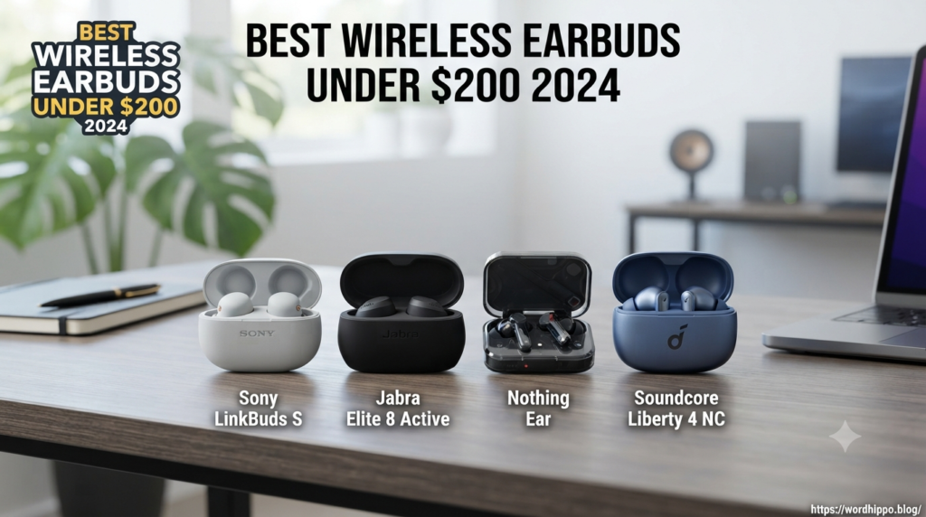 best wireless earbuds under 200 dollars 2024